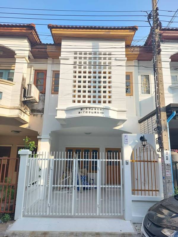 บ้านสไตล์คาเฟ่ มินิม่อล มูจิ น่าร้ากกกกกกก หมู่บ้านศิริวรรณ-ชวนชม บางบัวทอง